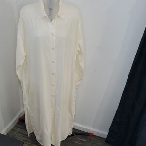 Vitamin A Ivory Shirt Dress